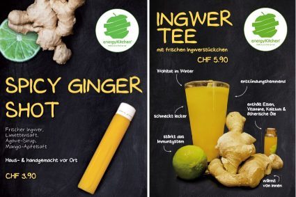 Energy Kitchen Plakate Ginger Products