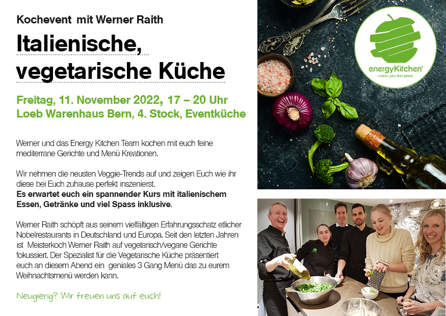 Kochevent mit Werner Right - 11.11.2022